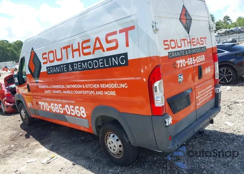 2014 Ram Promaster 2500 High Roof from USA, damaged, VIN 3C6TRVDG0EE102296